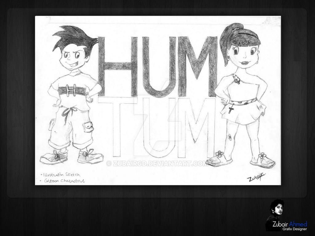 Hum Tum Cartoon Characters Illustration by zubairgd on ...