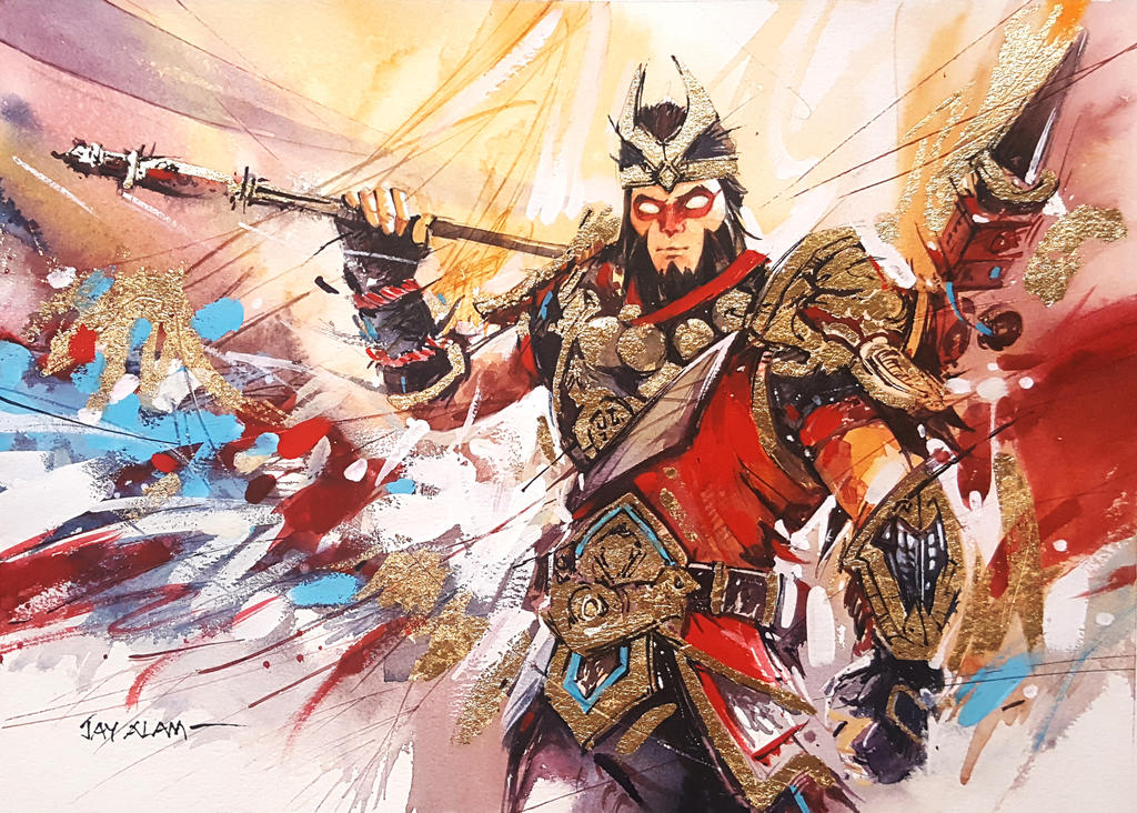 Fortnite #2- Wukong - Watercolour Painting by ...