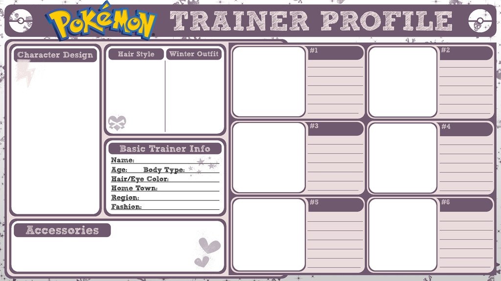Pokemon Trainer Profile by PoisonousSugar on DeviantArt