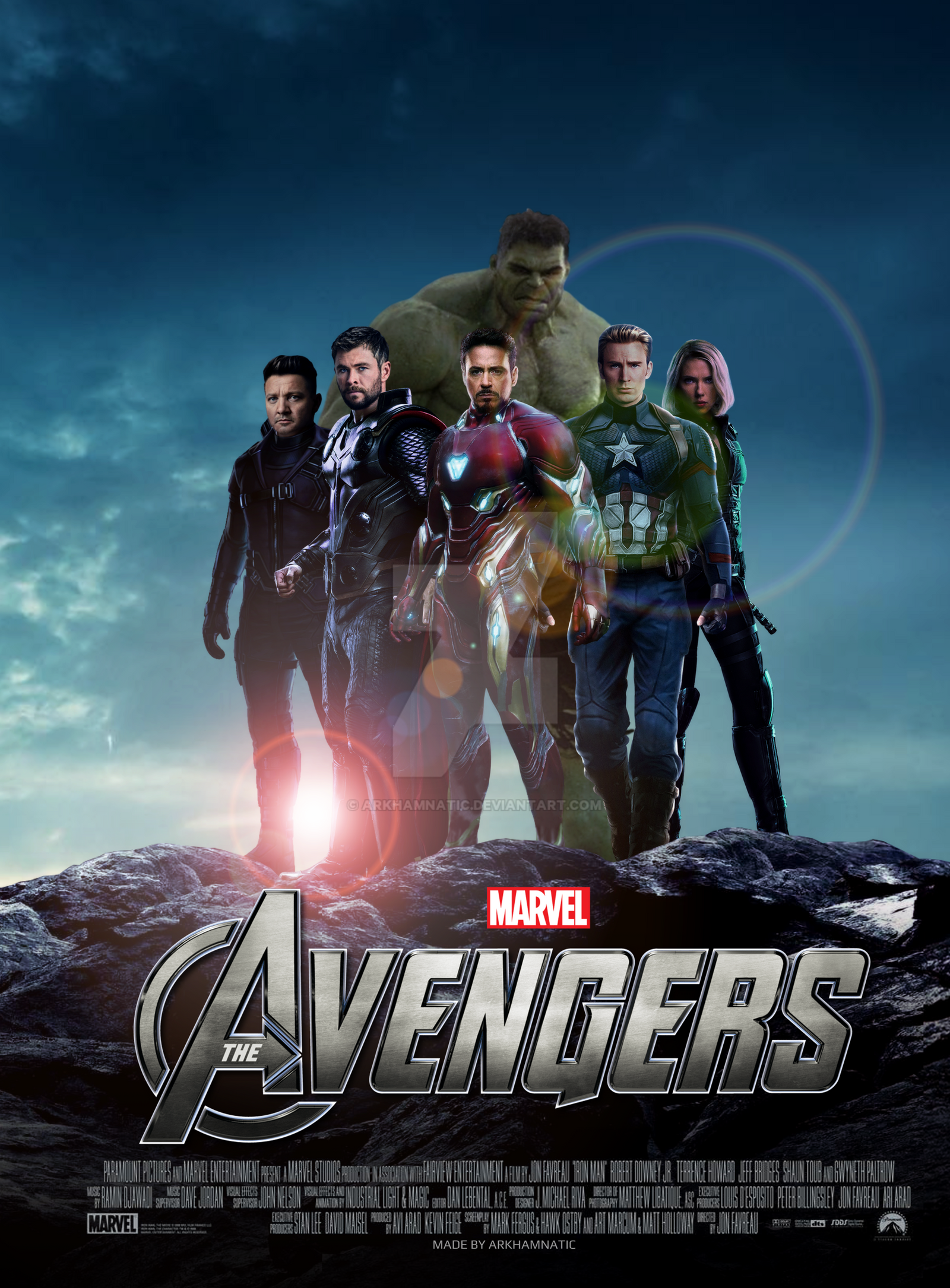 Marvel's Avengers movie poster by ArkhamNatic on DeviantArt