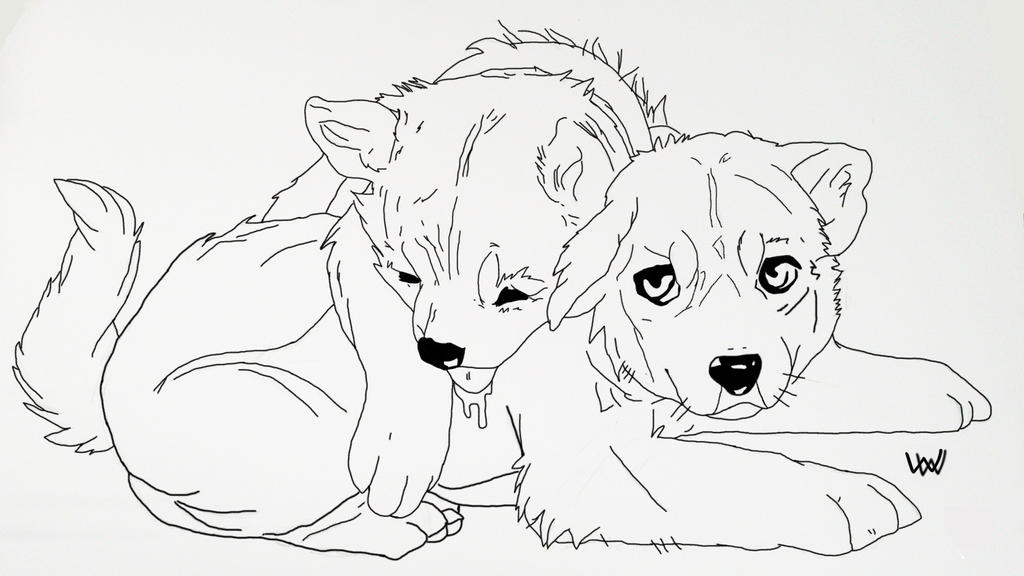 (free) Wolfpup lineart by WildWillow on DeviantArt
