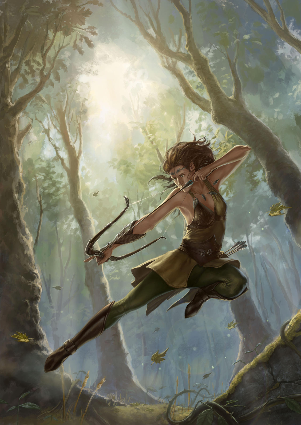 Elf archer by Clooms on DeviantArt