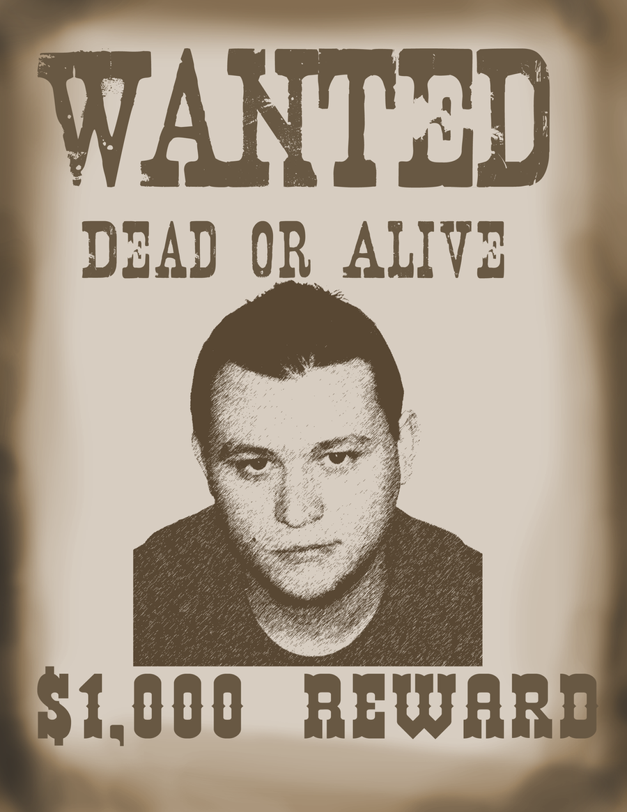 Old West Style Wanted Poster by Thestrange87 on DeviantArt