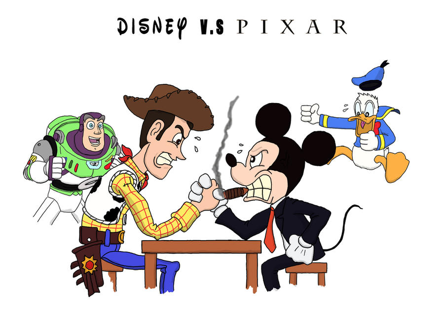 Disney vs Pixar Part One by jihef03 on DeviantArt