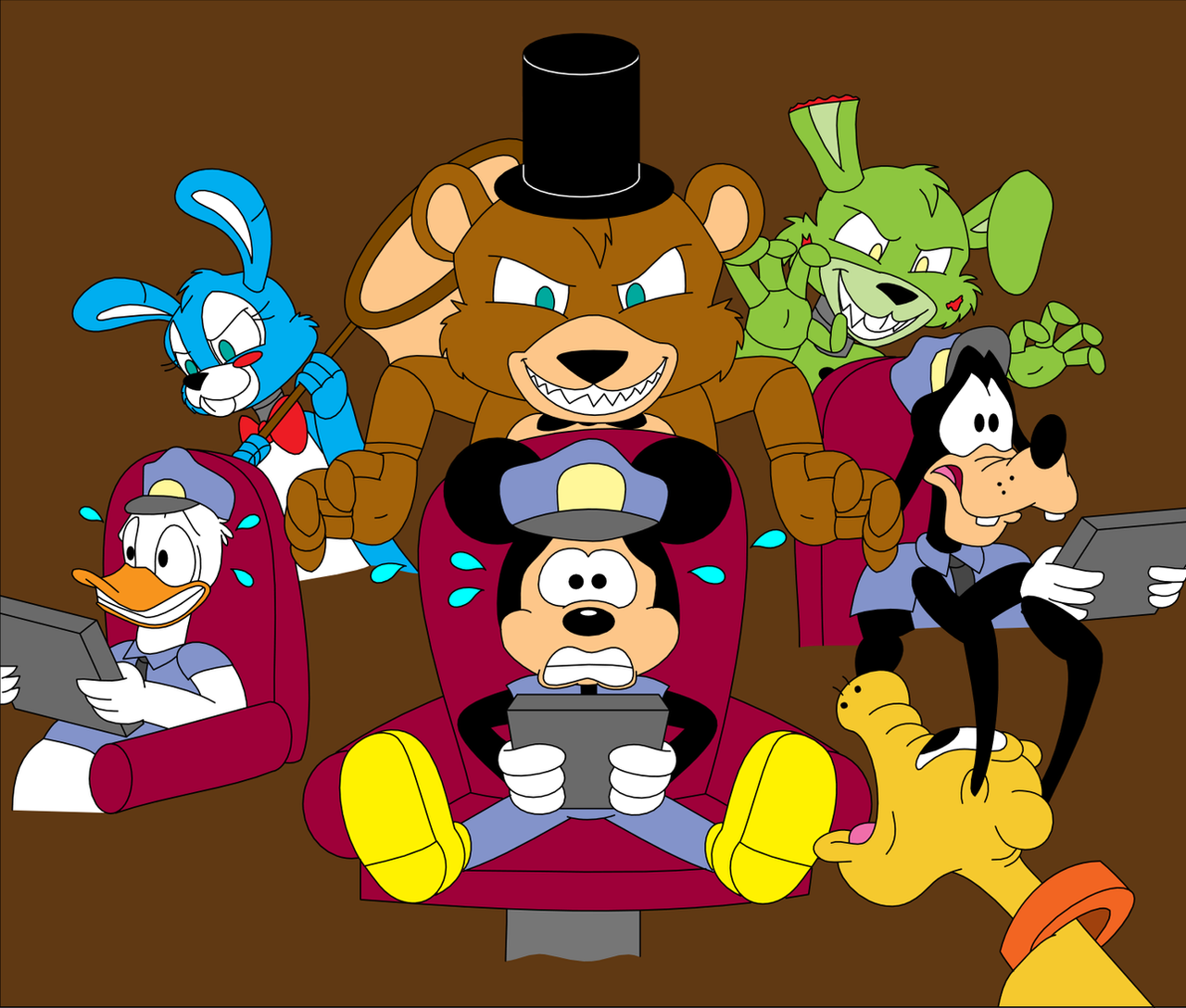 Mickey's Five Nights At Freddy's by NintendoLand118 on