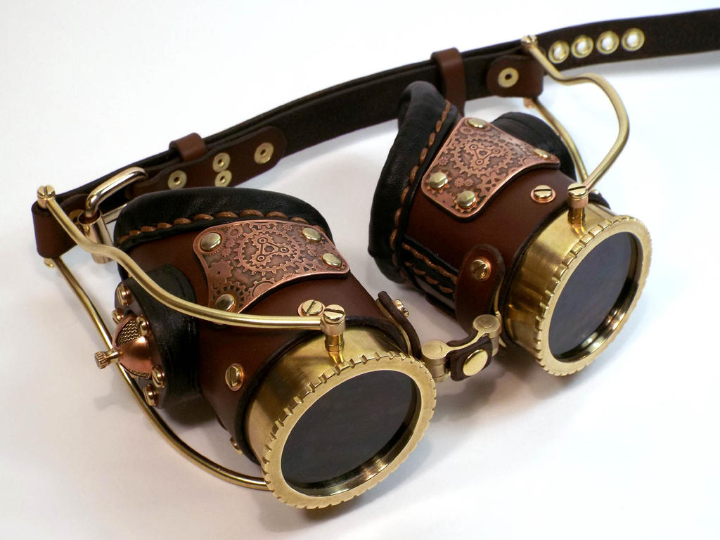 Steampunk Goggles Classic-11 FM by doublepgoggles on DeviantArt
