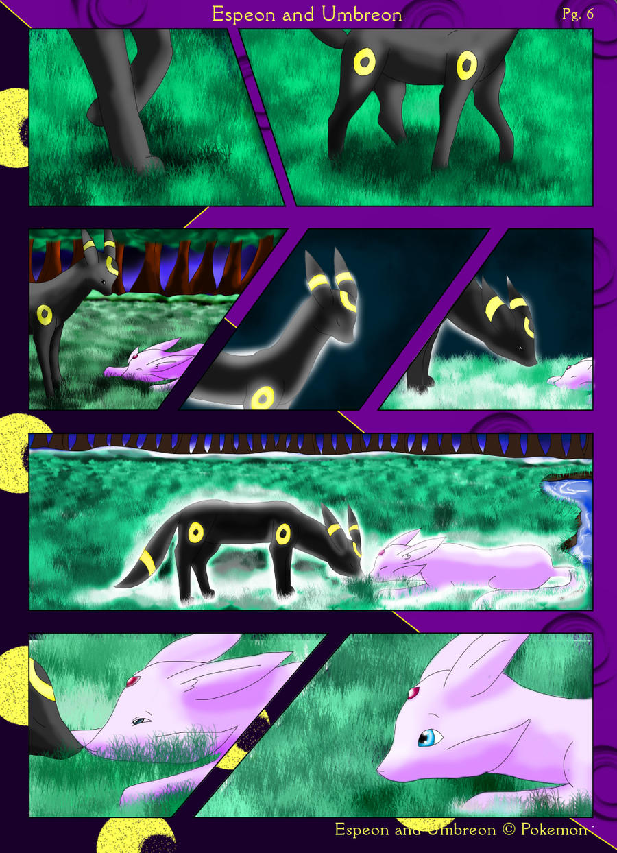Espeon And Umbreon Pg6 By Wildfrost24 On Deviantart