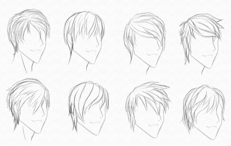 Anime Hairstyle Names Male - Kecemasan m