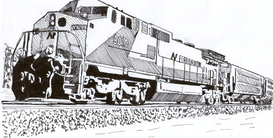 Diesel Locomotive by megalobo on DeviantArt