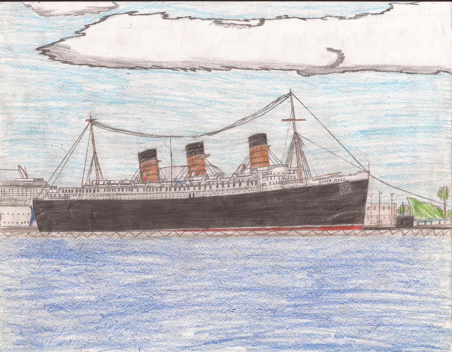 RMS Queen Mary 2 Blueprint Download free blueprint for
