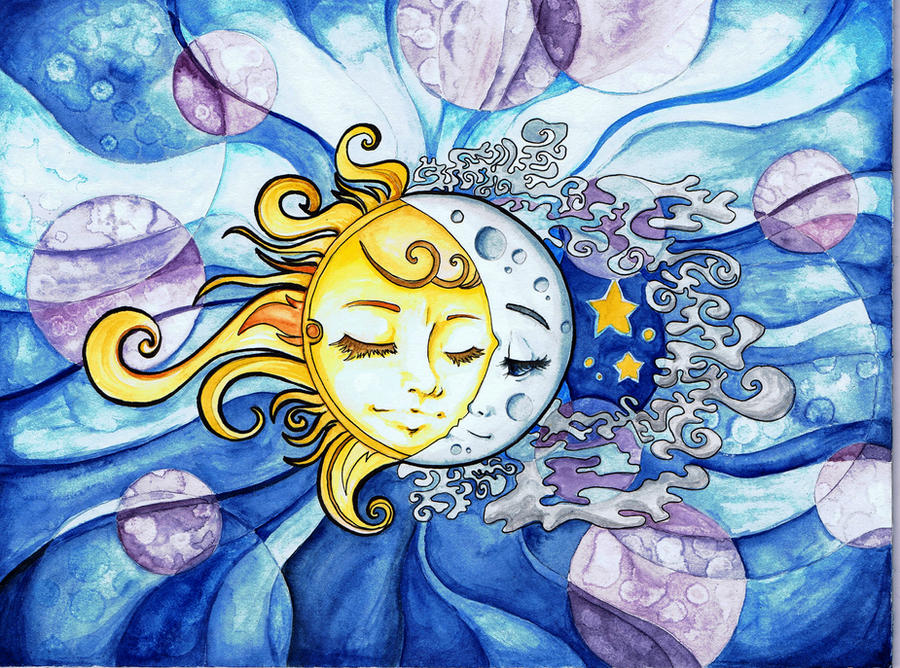 Sun and Moon by starwoodarts on DeviantArt