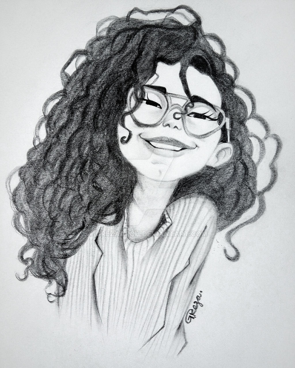  Curly  Hair  Girl  by GRezaArch on DeviantArt