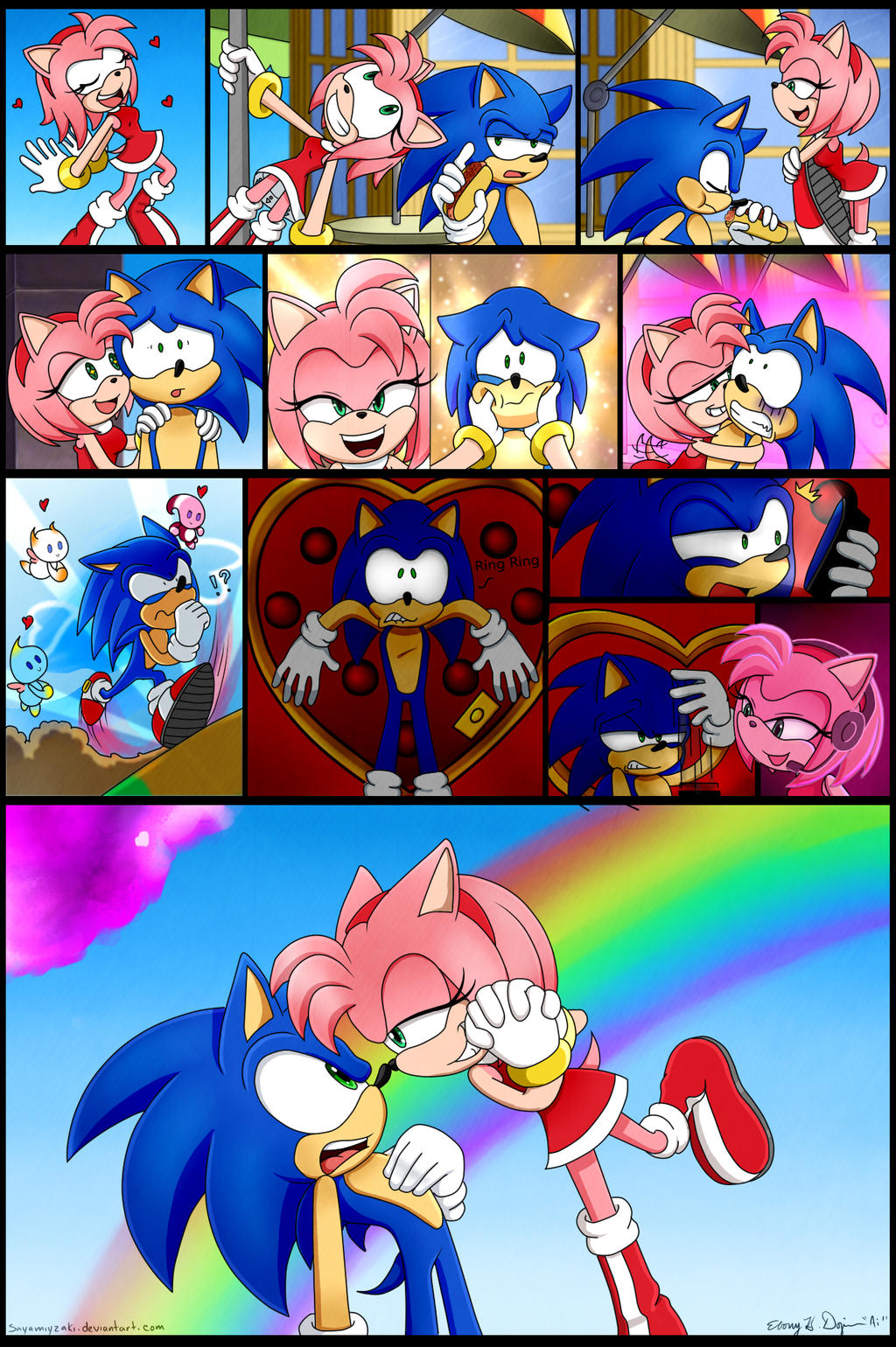 We are in love Sonic version by Sayamiyazaki on DeviantArt1024 x 1539