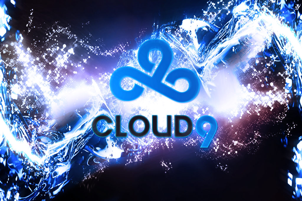 Retro-inspired Cloud 9 wallpaper from DeviantArt by skeptec