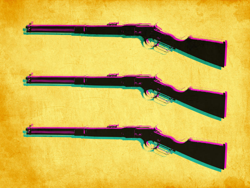 Carbine Rifle on Yellow by mttmtt on DeviantArt