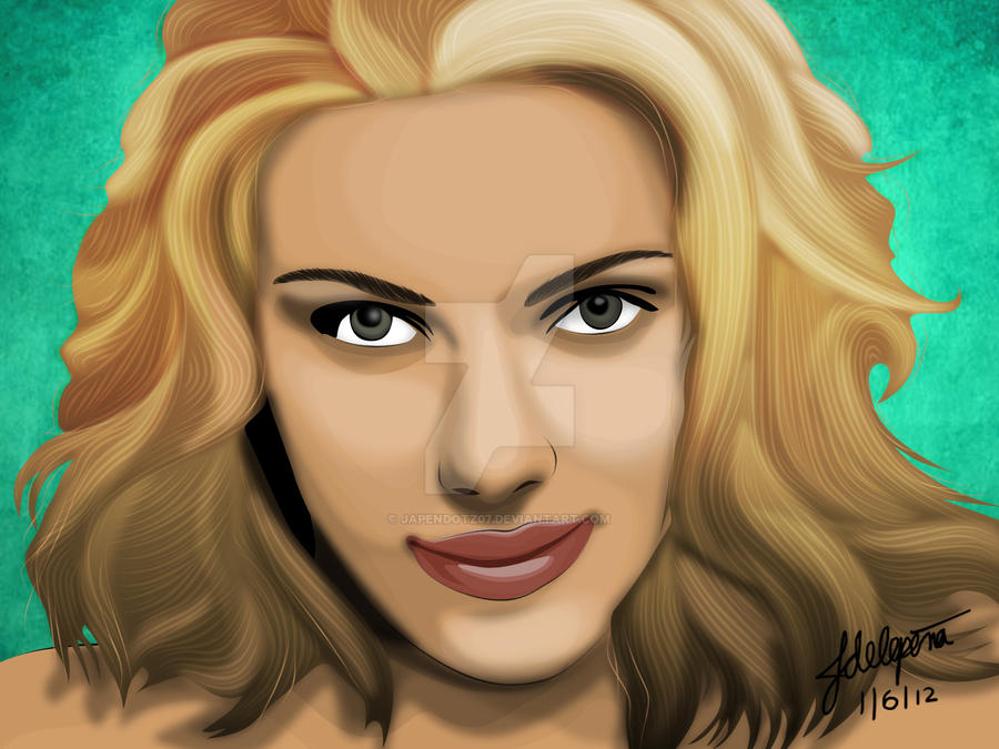 Scarlett Johansson Fan Art By Japendotz07 On Deviantart 