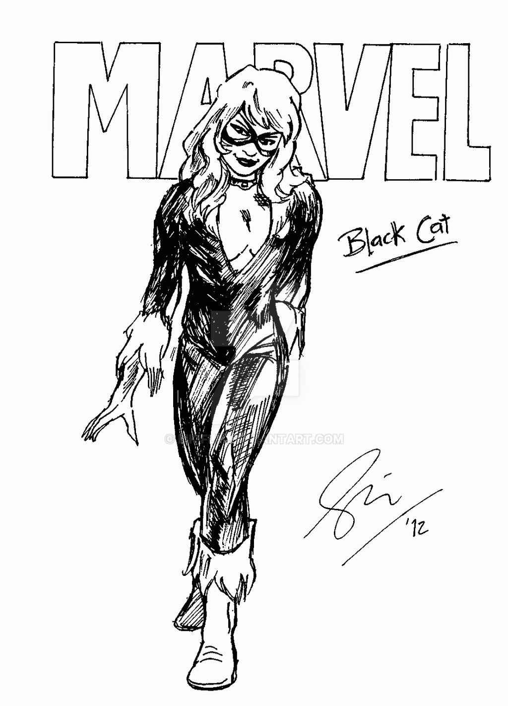 Black Cat Marvel by Likiflik on DeviantArt