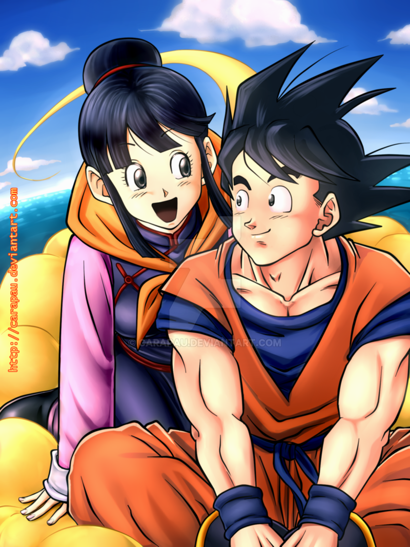 Goku And Chichi Valentine S Day By Carapau On Deviantart