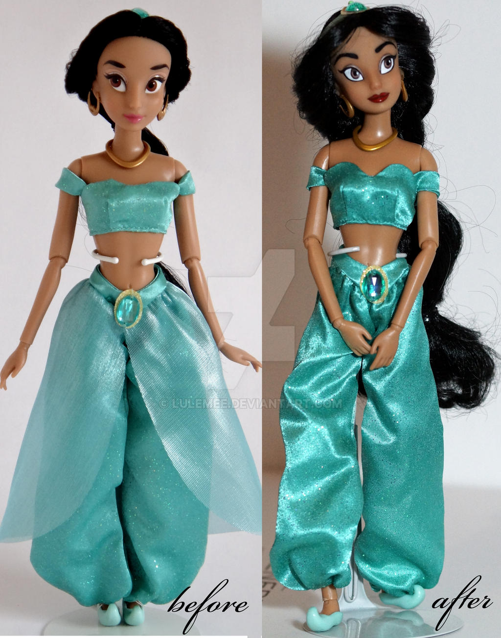 Disney Jasmine OOAK doll by lulemee on DeviantArt
