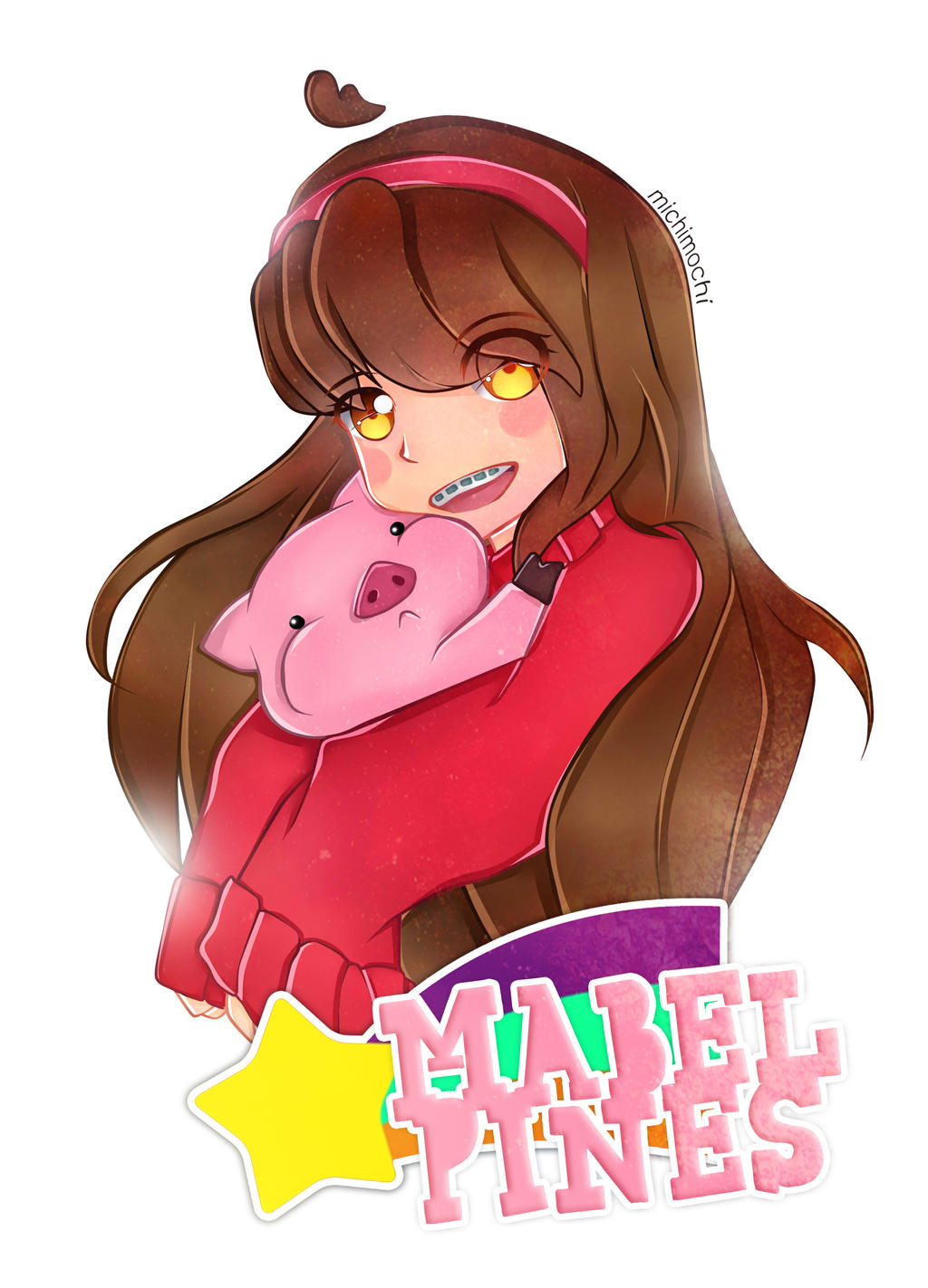 Mabel Pines (Anime Fanart) by iMichiMochi on DeviantArt