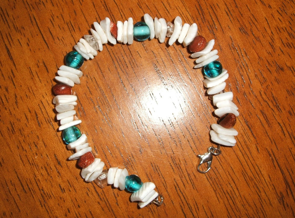 Shells And Bead Bracelet by lettym on DeviantArt