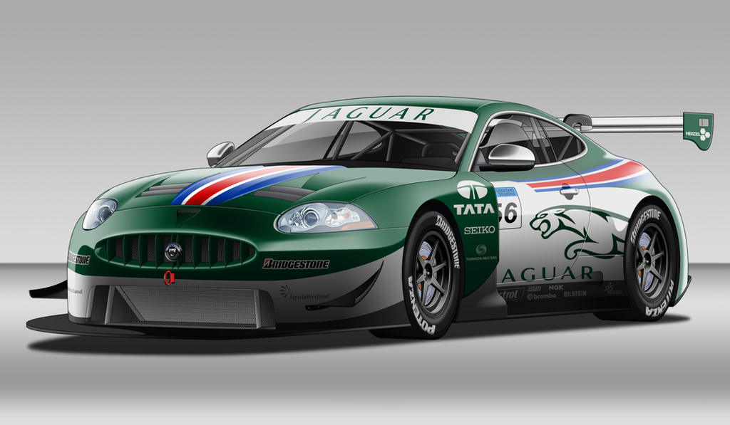 Jaguar XK GT Race Car by StylePixelStudios on DeviantArt