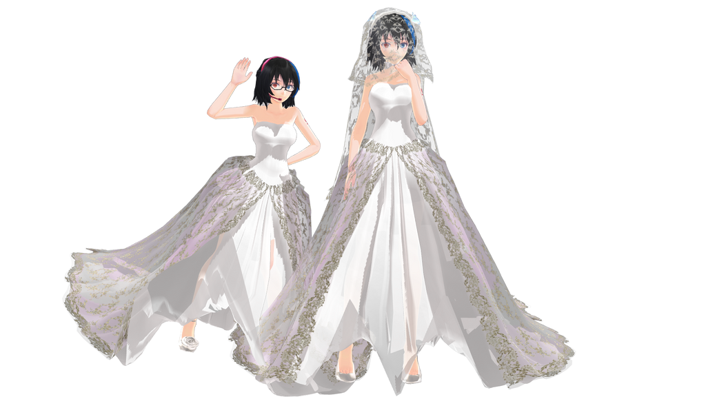 Tda Yokune  Ruko  Wedding Dress WIP by Palcario  on DeviantArt