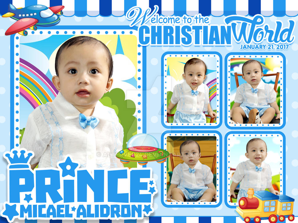 Shin and Anne Design: Layout for Christening..
