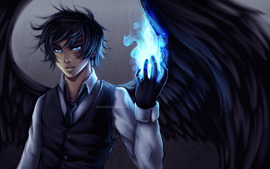 Blue flame by ramy on DeviantArt