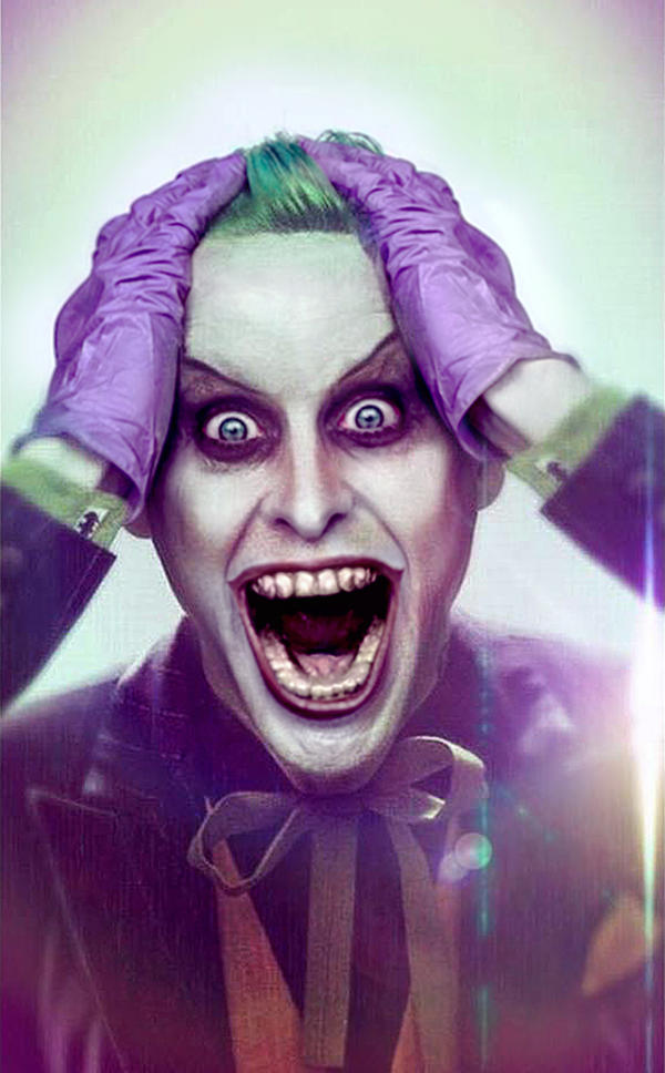 Jared Leto Joker retouch with suit by MrYorkie on DeviantArt