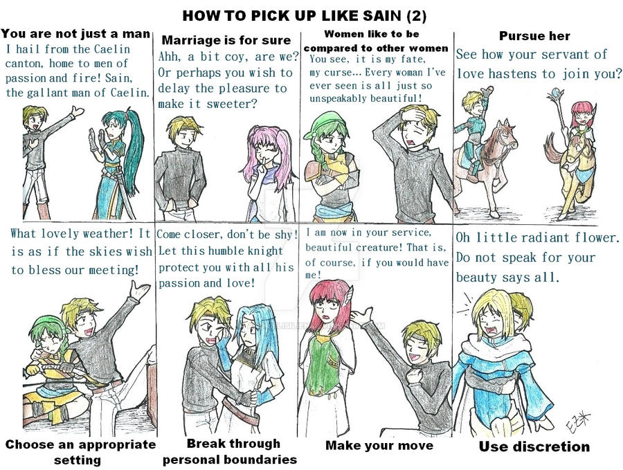 Image result for how to pick up like sain