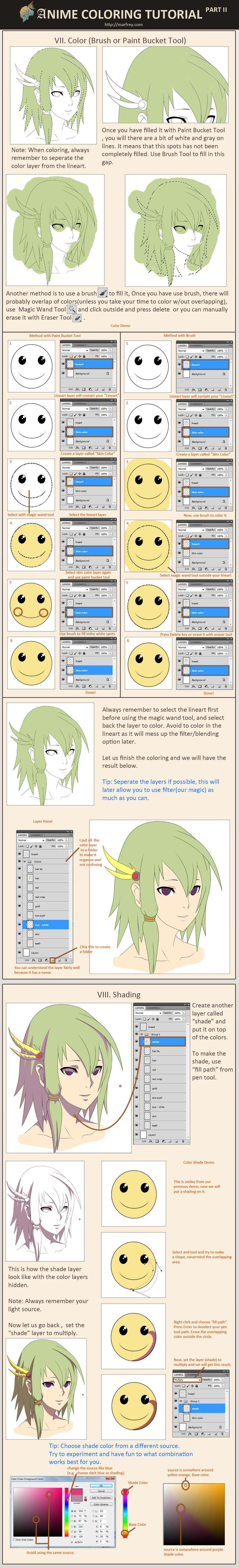 Anime Coloring Tutorial Part 2 by Marfrey on DeviantArt