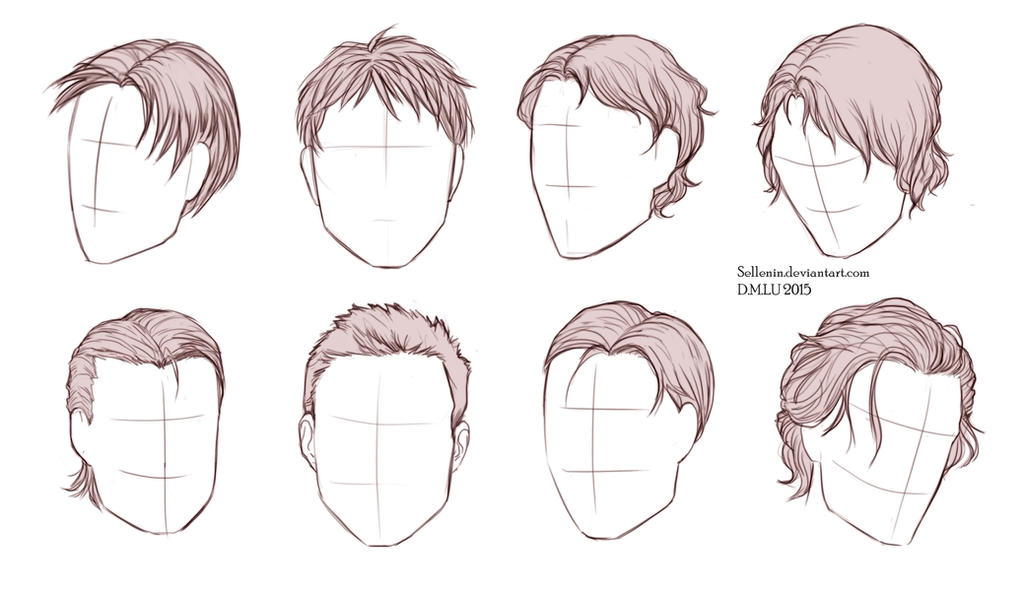 Male Hairstyles by Sellenin on DeviantArt
