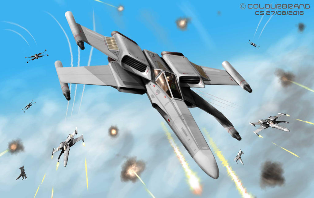 Futuristic X-Wing by Colourbrand on DeviantArt