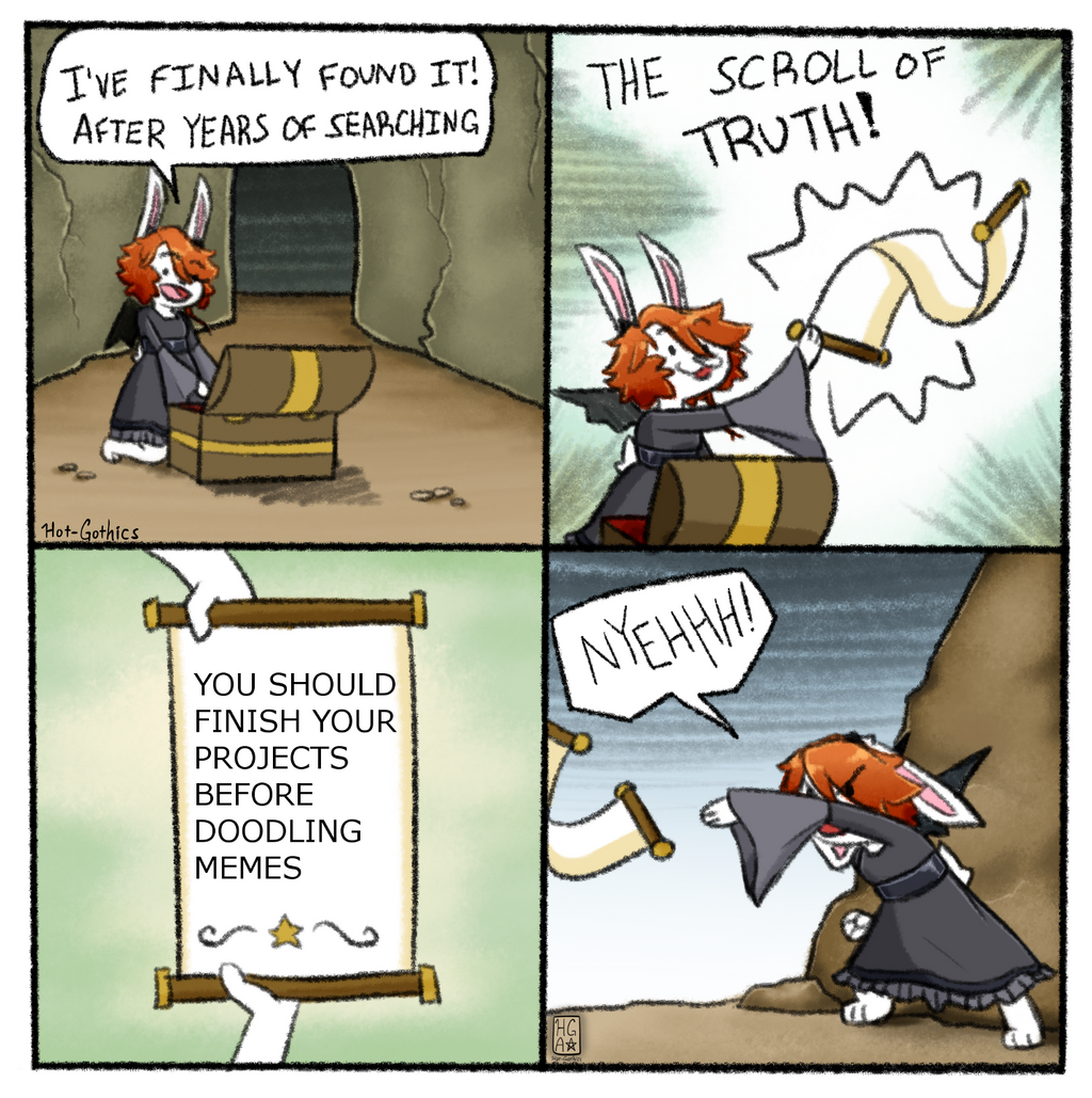 Scroll of Truth meme with Morphi by HotGothics on DeviantArt