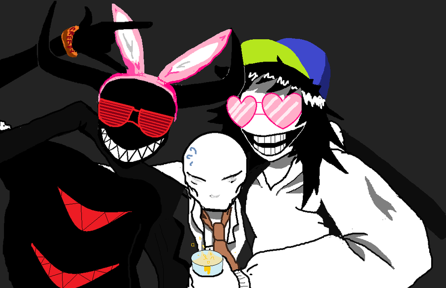 Creepypasta Party Pic by Scarygermangirl on DeviantArt
