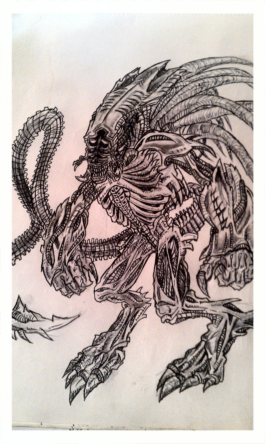 aliens vs predator concept art by matthew3hyde on DeviantArt