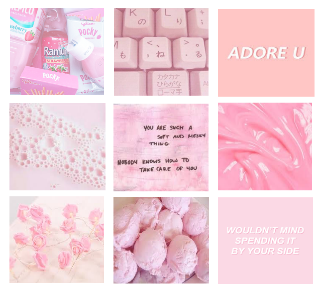 +cutesy moodboard, pink+ by atypiquality on DeviantArt