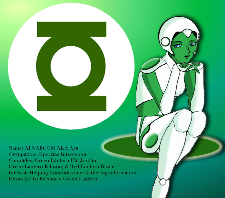Green Lantern Aya by Amenoosa on DeviantArt