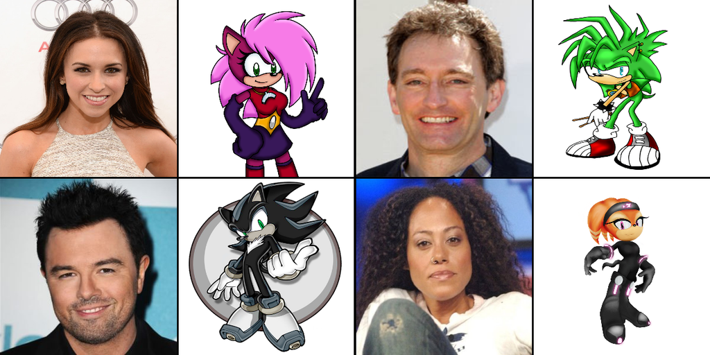 Cast Of Sonic The Hedgehog 2 Sonic Voice Sonic Leftover Character's Voice Actors Extra by FlaminKitsune on