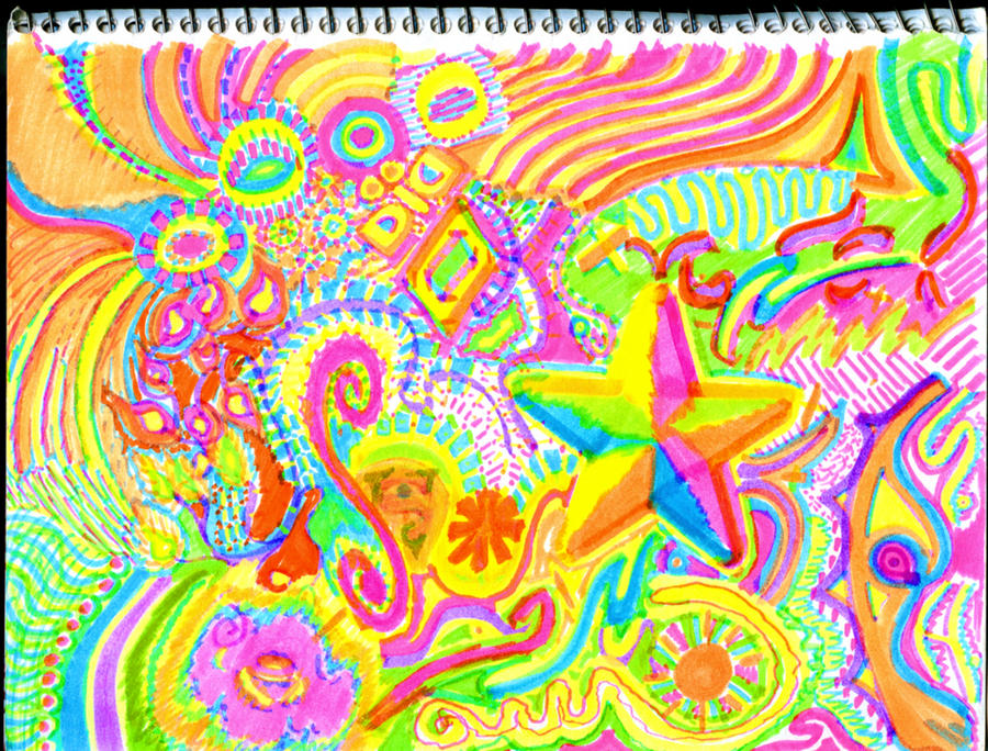 Painting with Highlighters by CreativeMojo on DeviantArt