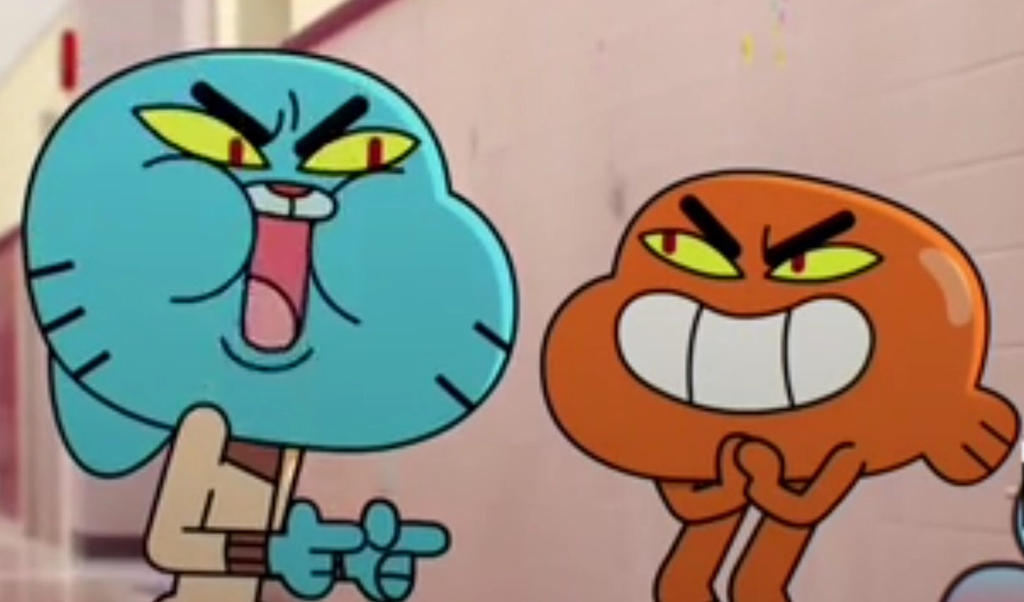 gumball_and_darwin_evil_face_by_samanathakezia-d97by5a.jpg