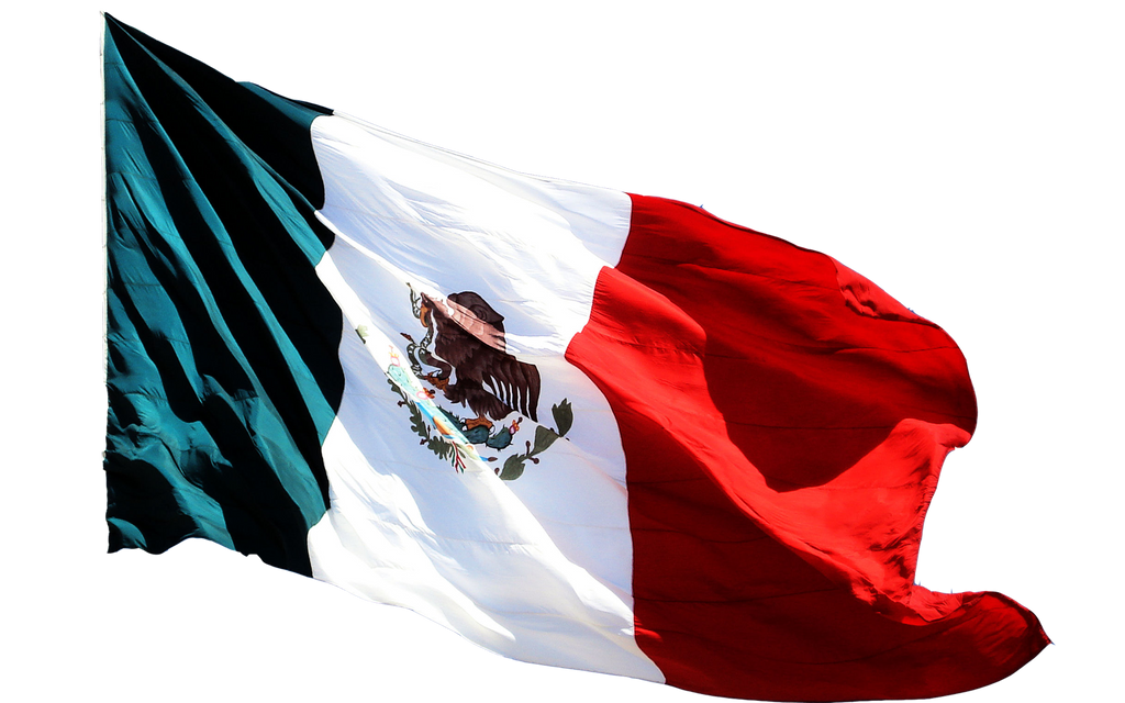 Bandera De Mexico Ondeando Png - PNG Image Collection