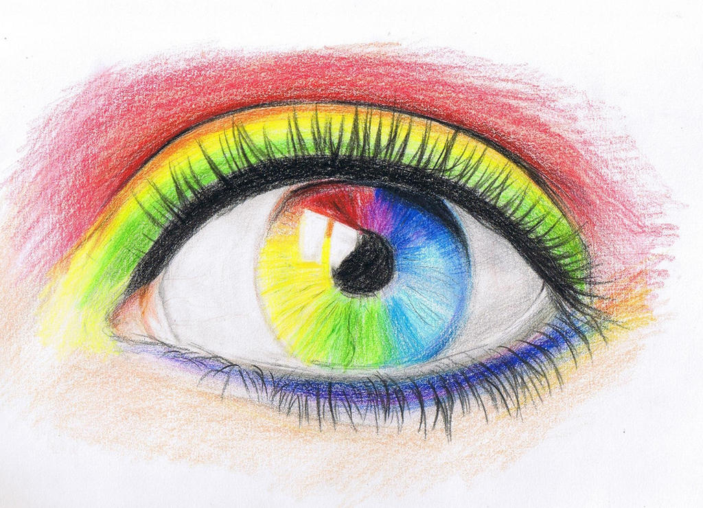Rainbow Eye by Jeageractive on DeviantArt