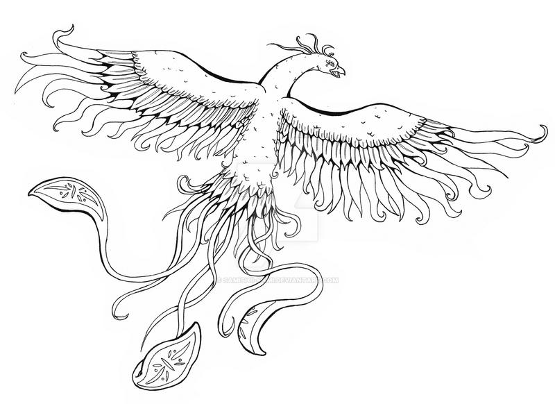 phoenix tattoo flightsamishii-kami on deviantart