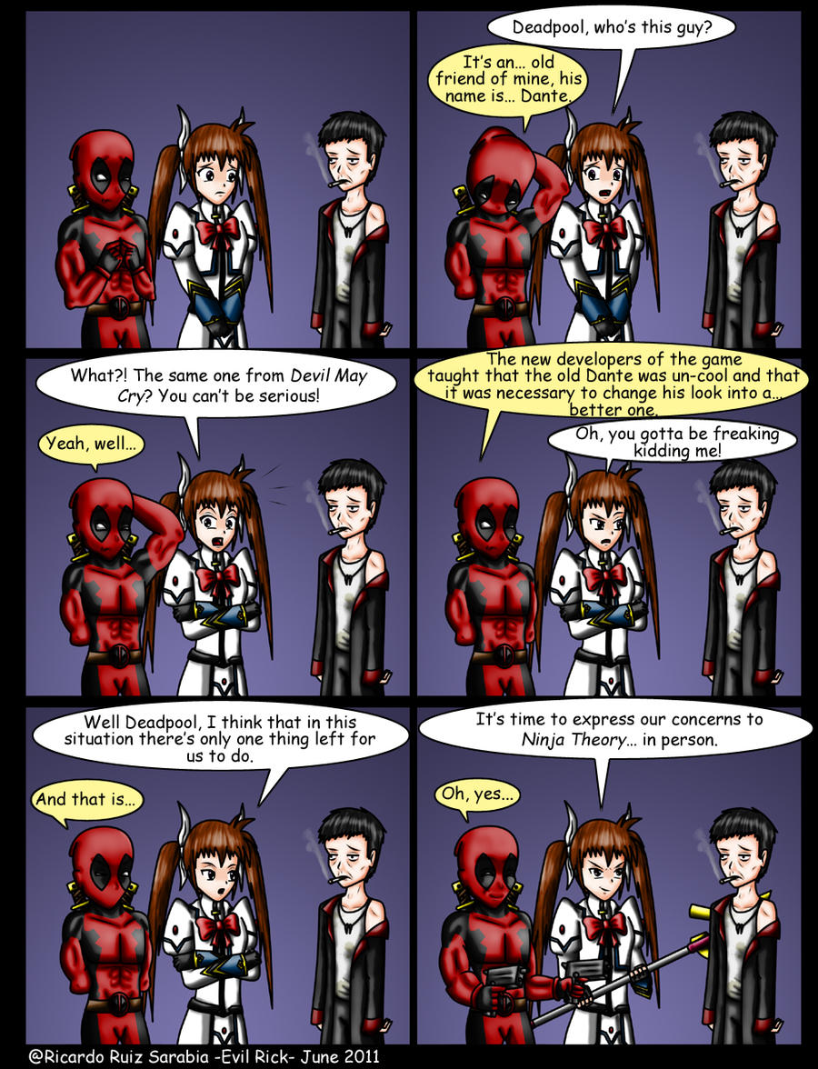 Deadpool And Nanoha Issue 3 By Evil Rick On DeviantArt