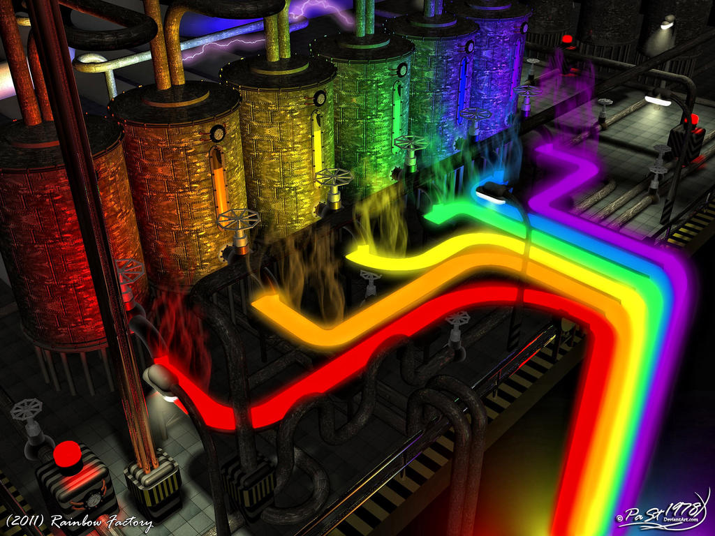 Rainbow Factory by PaSt1978 on DeviantArt