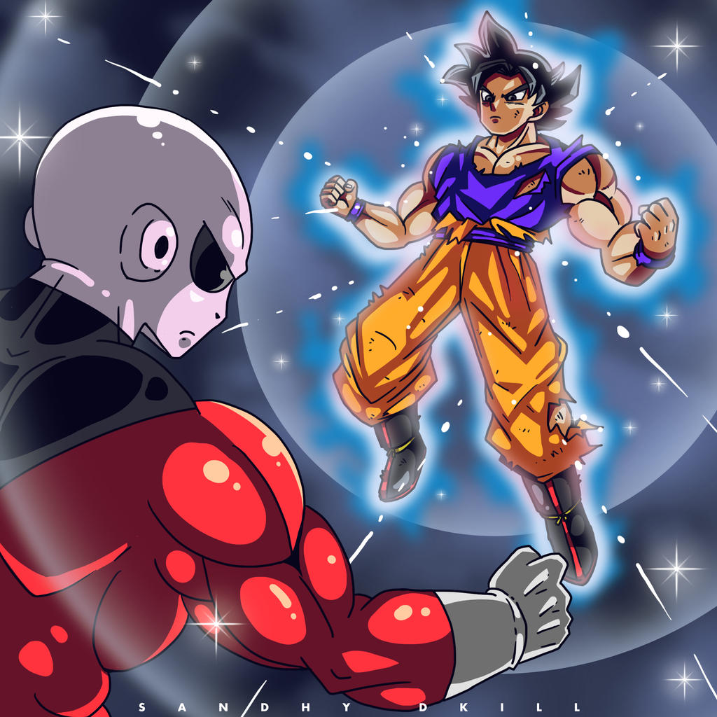Ultra Instinct Goku Vs Jiren By Smokeragon On Deviantart
