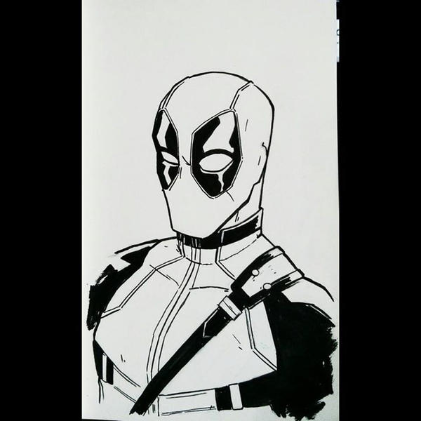 Daily Sketches 027: Deadpool by AndrewKwan on DeviantArt