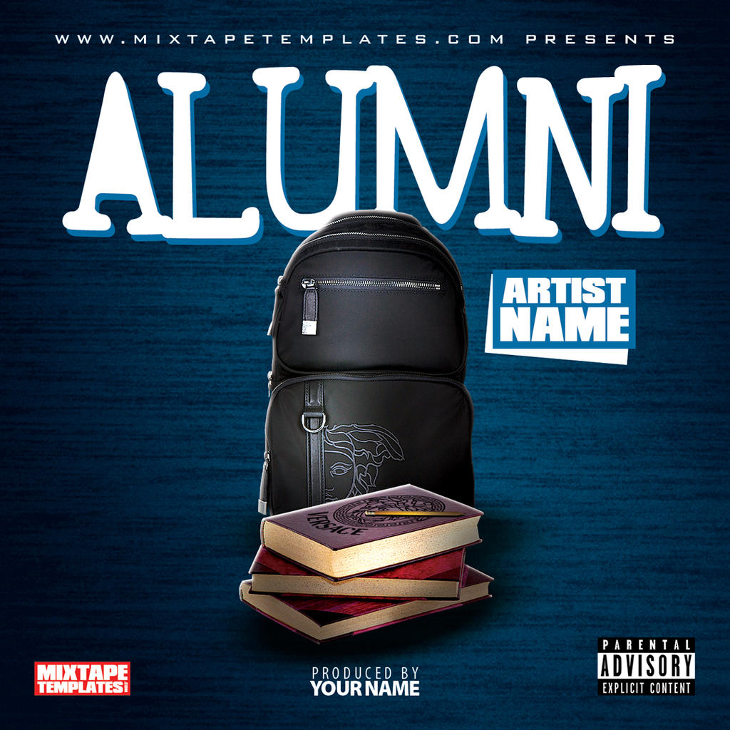 ''Alumni'' Mixtape Cover Template by FilthyTheDesigner on